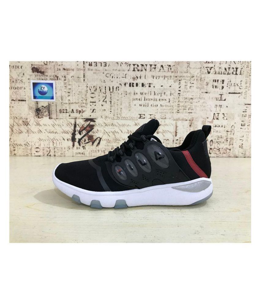 fila flow attractive black and red sneakers