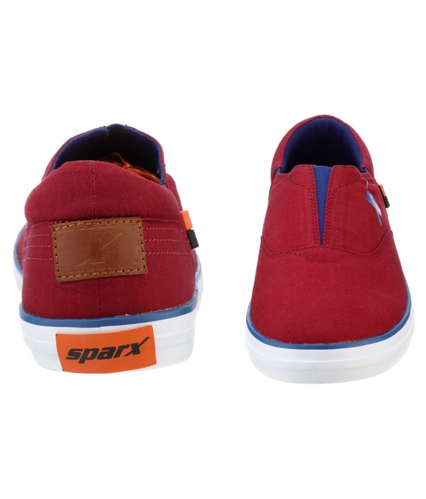 sparx men's mesh loafers