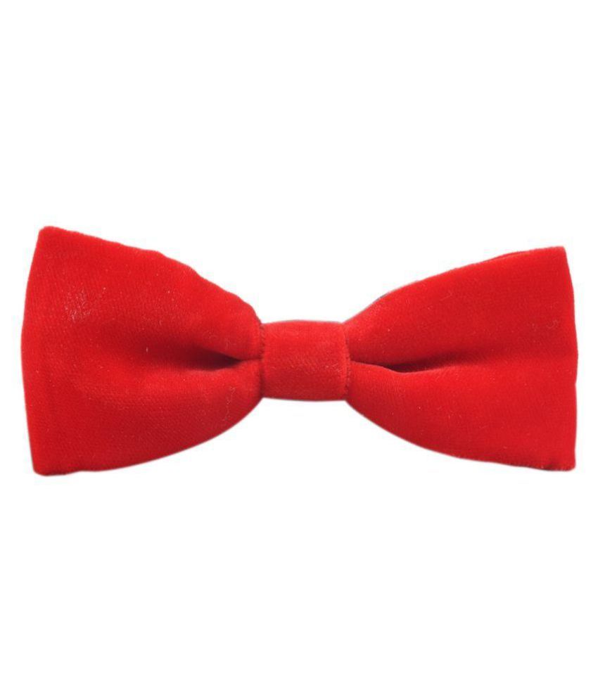     			Voici Red Plain Micro Fiber Necktie