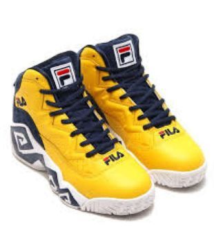 fila mb shoes yellow