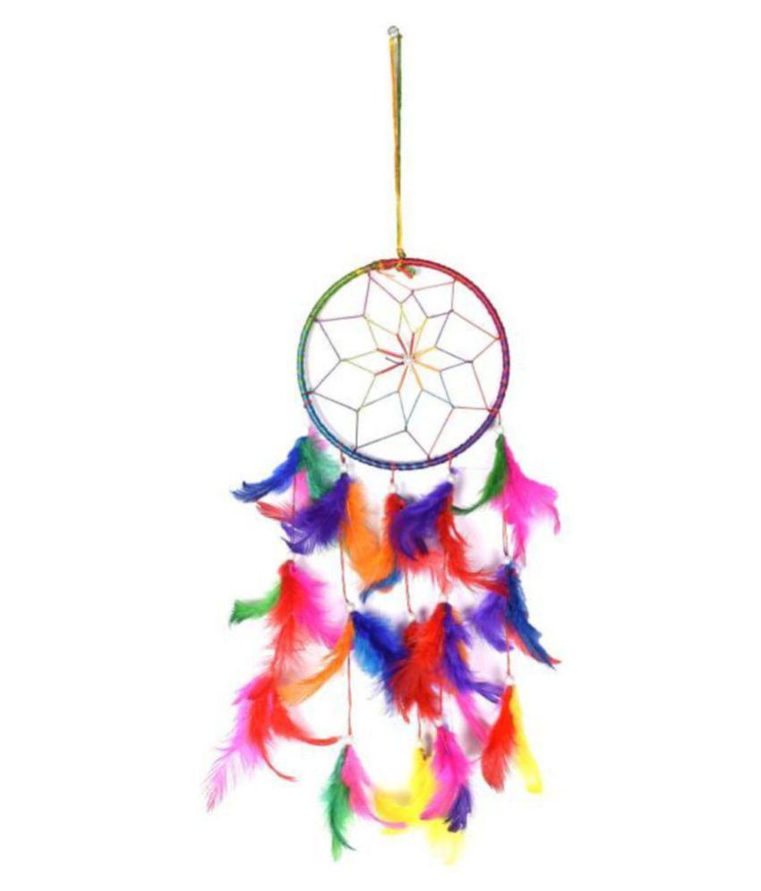     			royal home creations 1 piece dream catcher Crystal Multicolour Dream Catcher - Pack of 1 ( 53 X 20 cms )