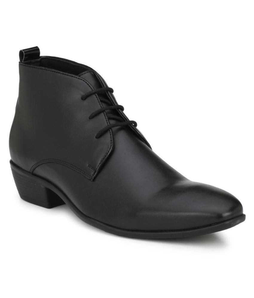 delize black formal shoes