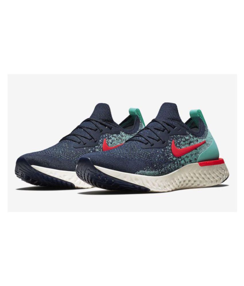 Nike Epic React Flyknit Navy Blue Running Shoes Navy Buy