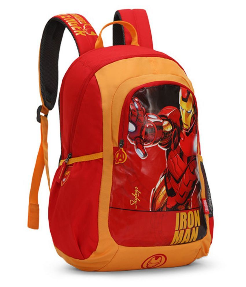 Skybags SB Marvel Champ 07 Ironman Backpack College bag Casual Backpack Avenger bag Avenger