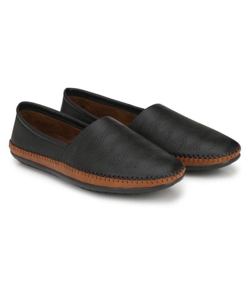 LEE INDIAN Black Loafers - Buy LEE INDIAN Black Loafers Online at Best Prices in India on Snapdeal