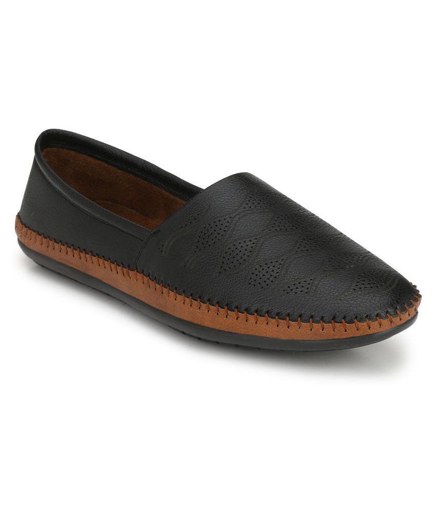 LEE INDIAN Black Loafers - Buy LEE INDIAN Black Loafers Online at Best Prices in India on Snapdeal