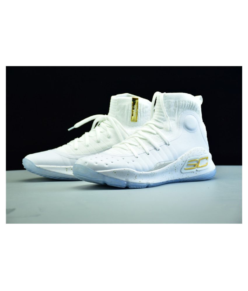 curry shoes all white