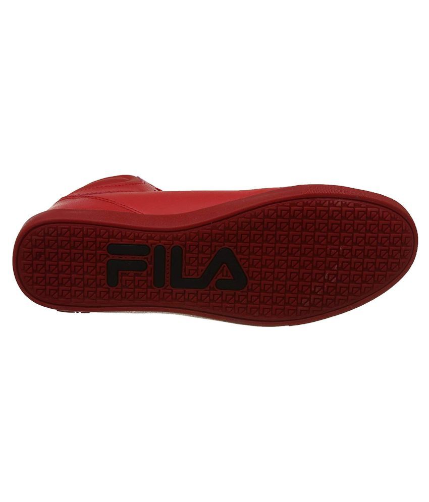 womens red filas