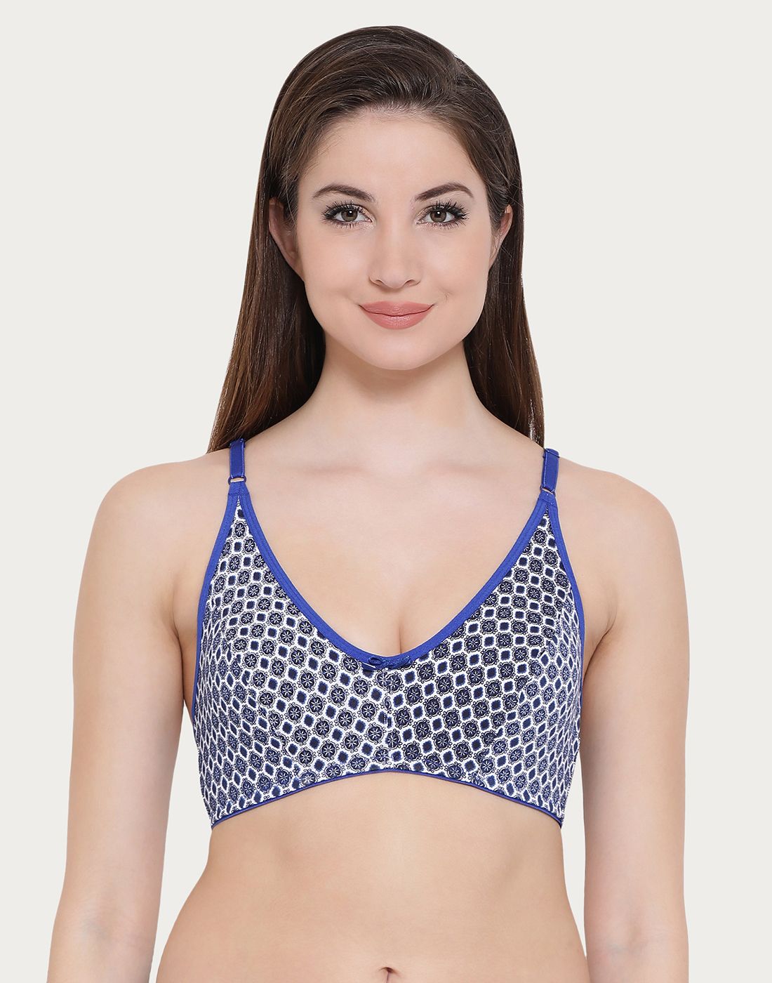     			Clovia Cotton Non Padded Women's T-Shirt Bra ( Blue )