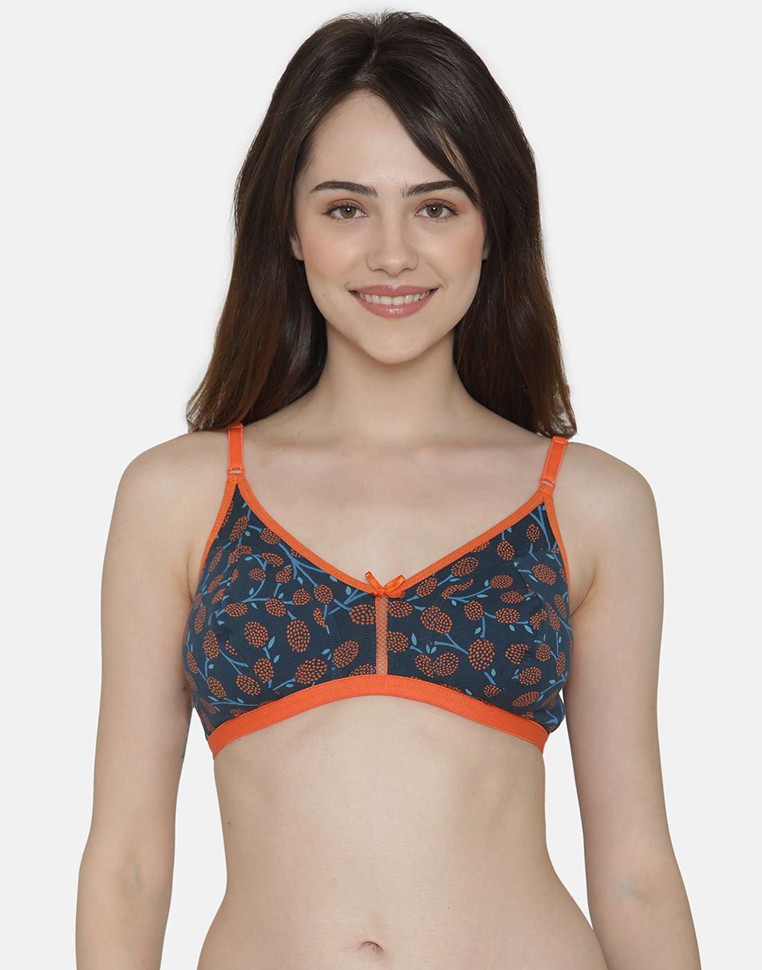     			Clovia Poly Cotton T-Shirt Bra - Navy