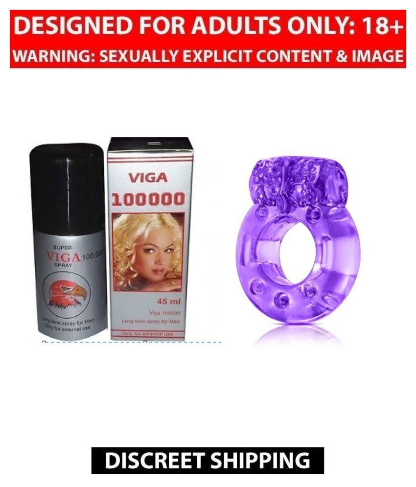 Viga 100000 Sex Delay Spray Crystal Vibrating Stimulation Ring Buy 