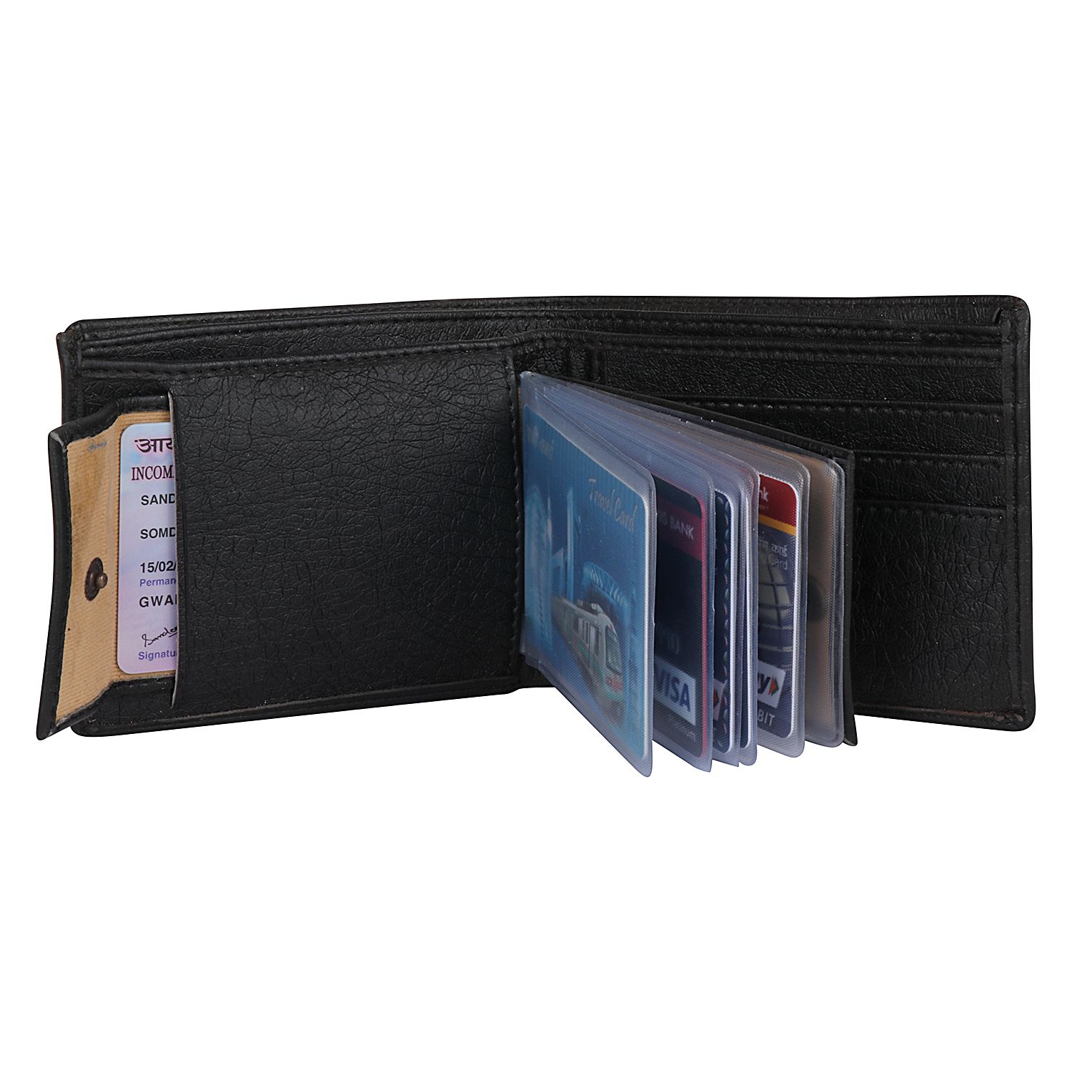 XMEN Leather Black Casual Regular Wallet: Buy Online at Low Price in ...