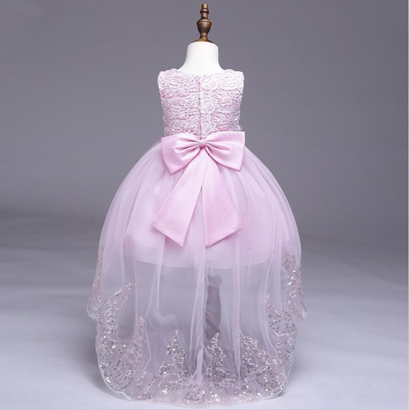 Maahi Baby Pink Disney Princess dress Embroidered on Bottom for Girls ...