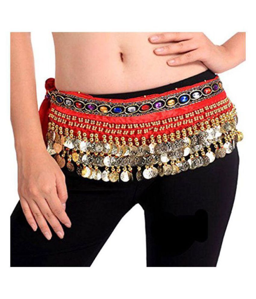 red fabric belt