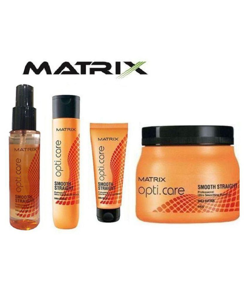 Matrix Opti Care Smooth Spa Shampoo Opti Smooth Conditioner Serum