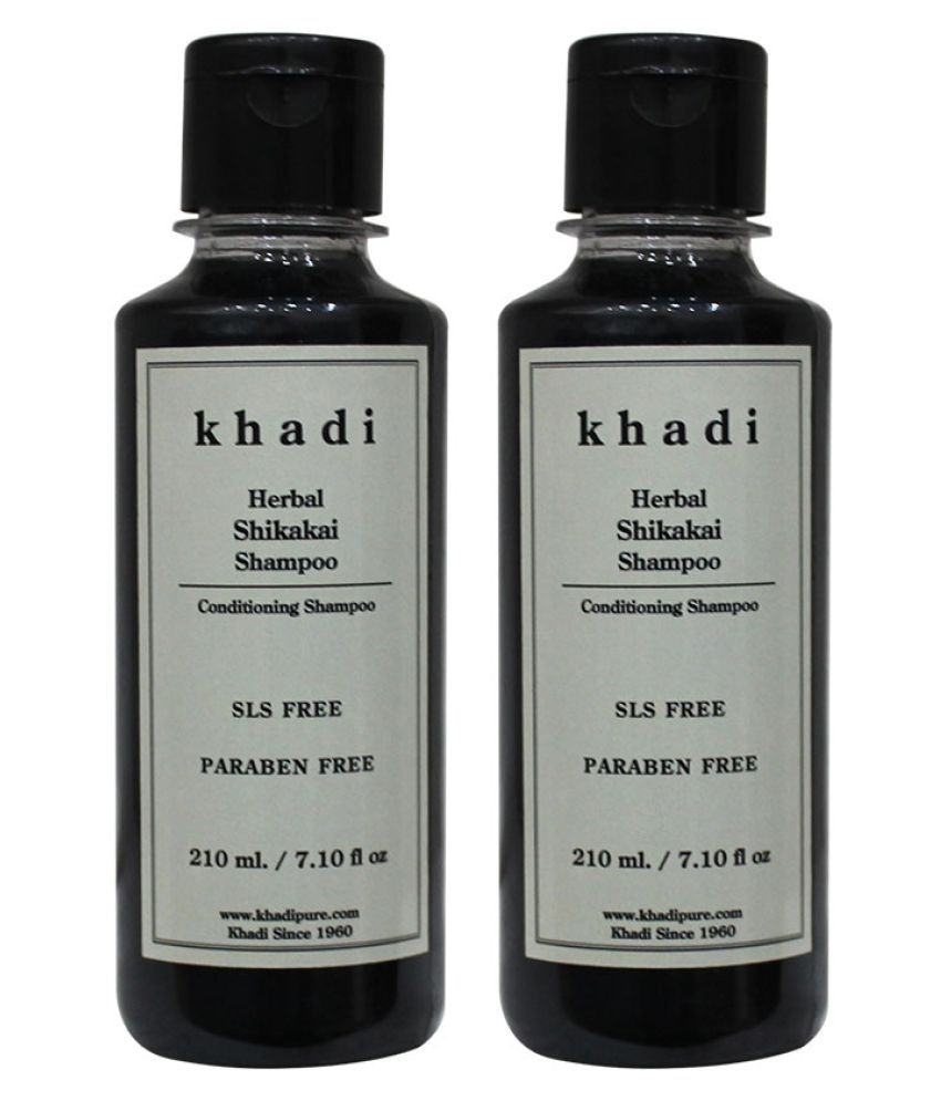     			Khadi Herbal Shikakai SLS-Paraben Free Shampoo 420 mL Pack of 2