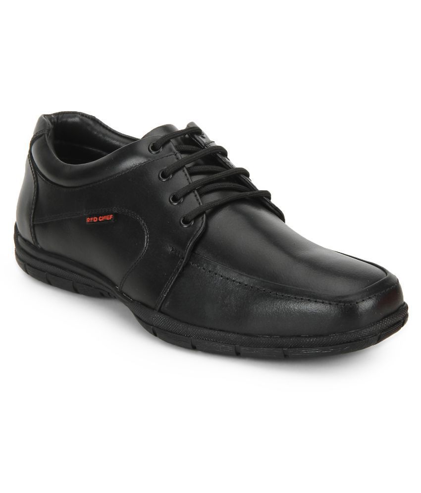 Red Chief Derby Genuine Leather Black Formal Shoes Price in India- Buy ...