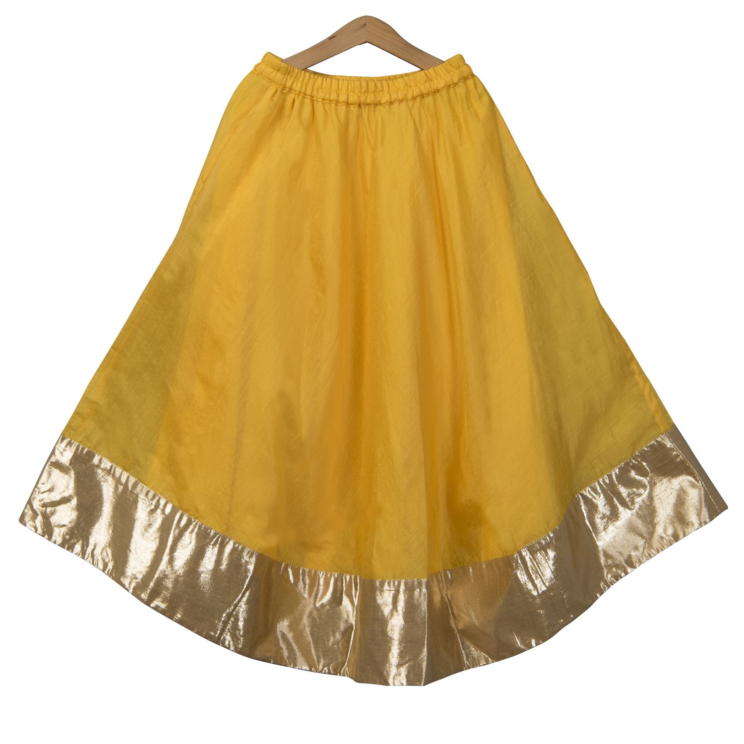 ghagra choli golden