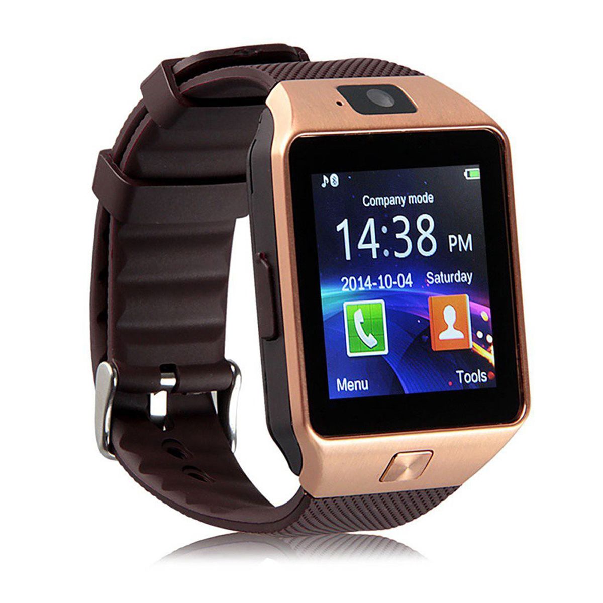 Over Tech Smartwatch Suited Samsung Galaxy J1 4g Dz09 Golden Smart Watches Wearable Smartwatches Online At Low Prices Snapdeal India