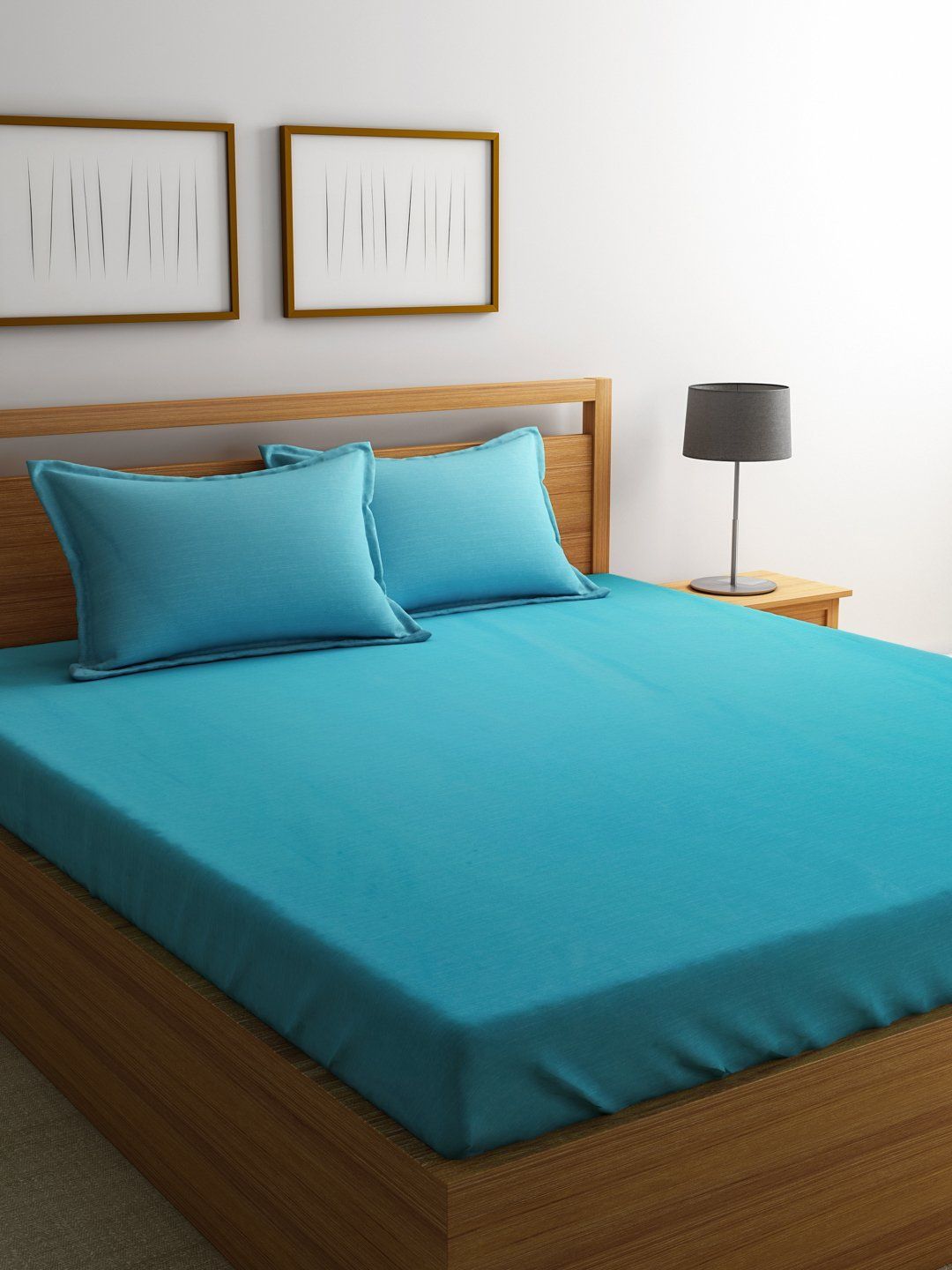 Portico Cotton Double Bedsheet with 2 Pillow Covers Buy Portico