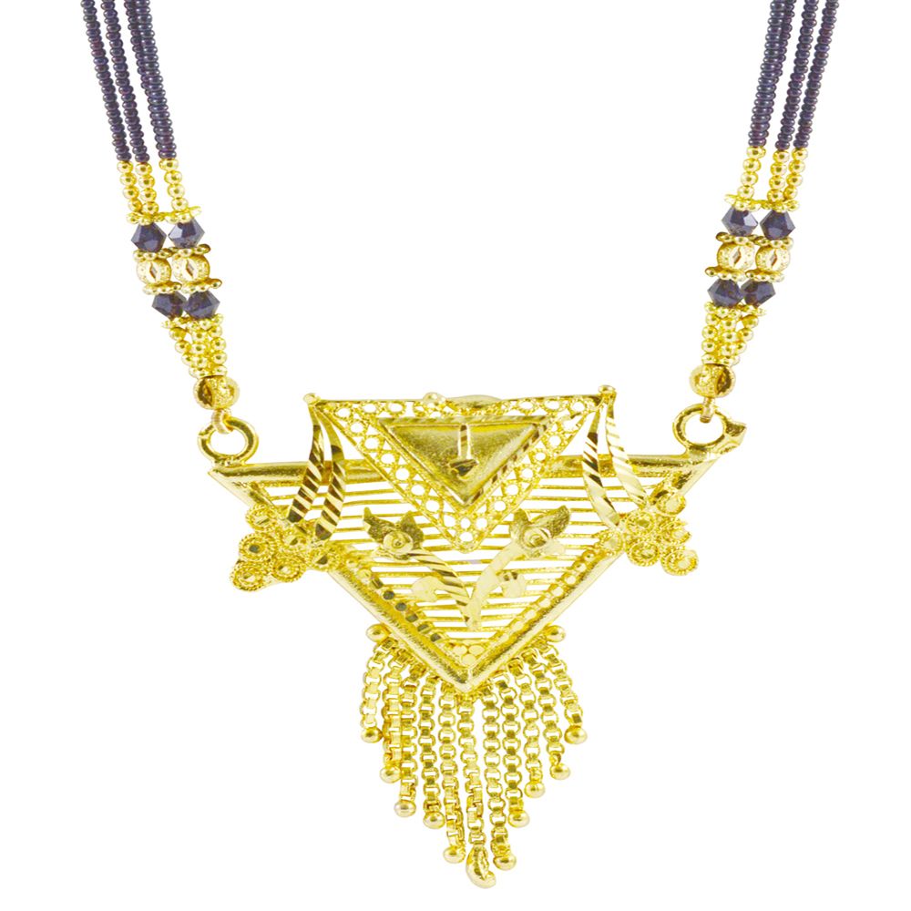 Rejewel Elegant Triangle Shape Pendant 