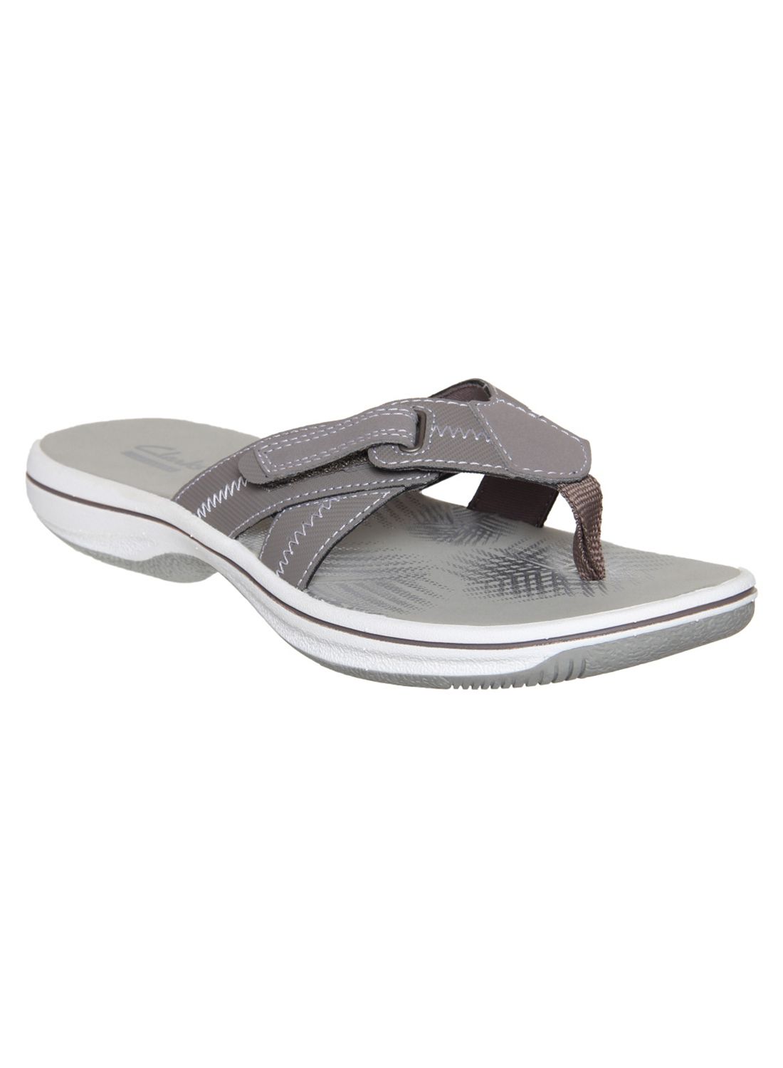 clarks grey flats