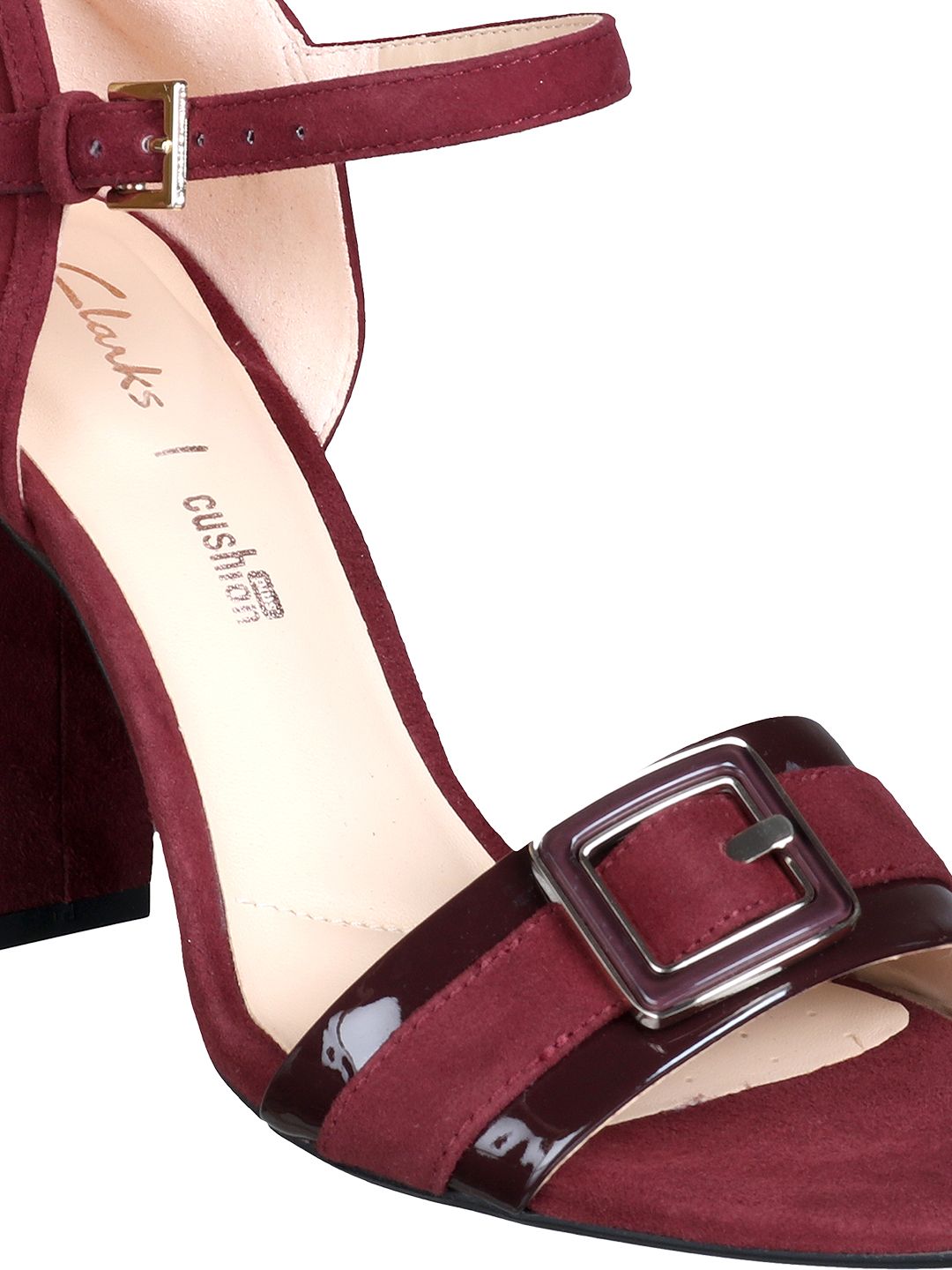 clarks block heels