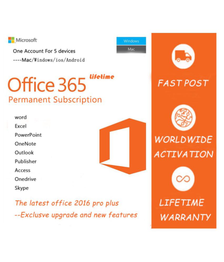 microsoft office home & student - lifetime for 1 user