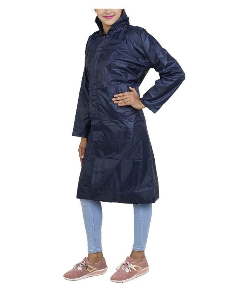 Female Fashion Waterproof Short Rainwear Navy Buy Female Fashion