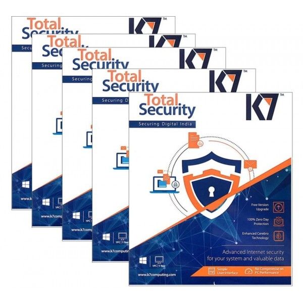 K7 Total Security 1 PC 1 YearCD