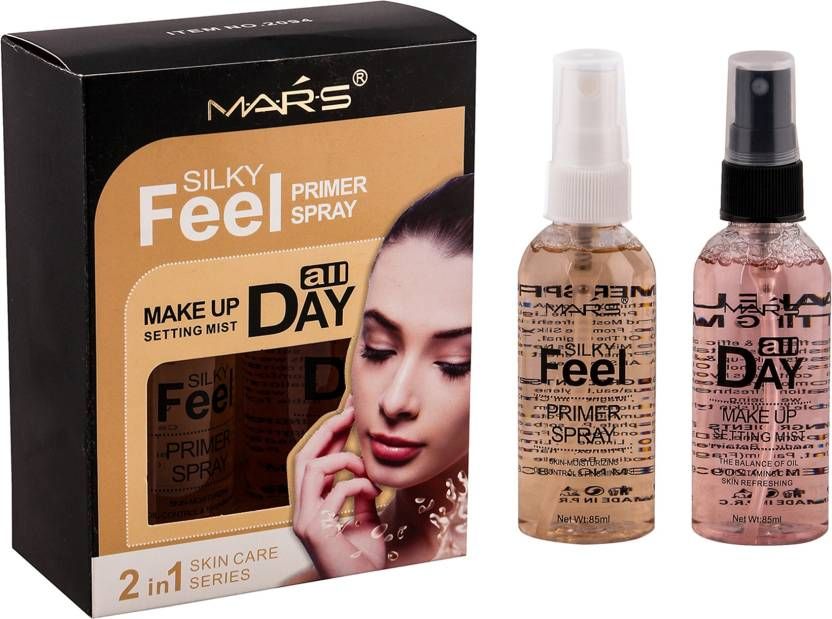     			Mars 2 in 1 Silky Feel Primer and Skin Care All Day Face Makeup Setting Spray