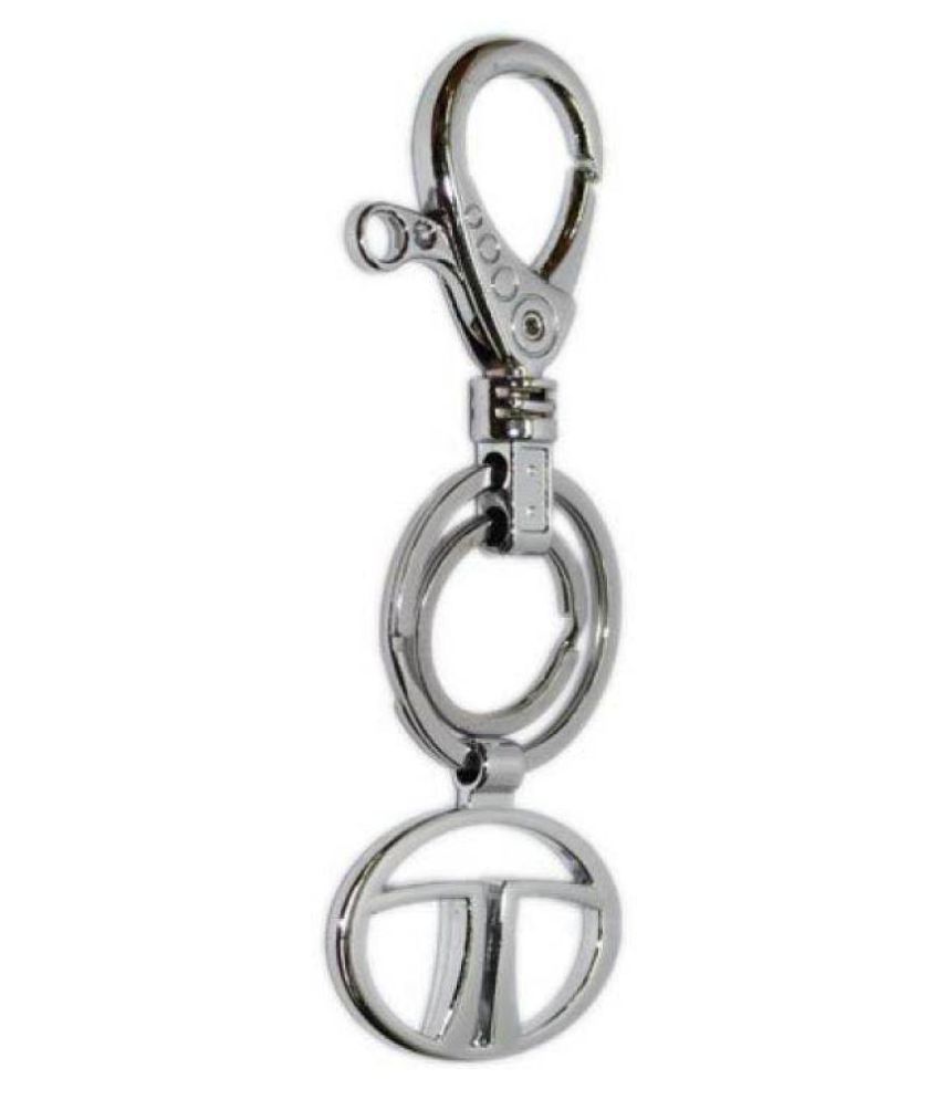 Tata Logo Full Metal Key Chain (Silver): Buy Online at Low Price in ...