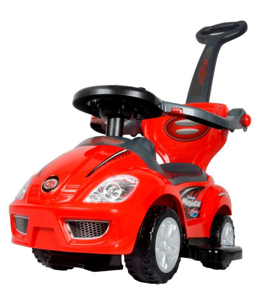 Toyhouse Ride on 3 in 1 Deluxe Mega Push Car with Push Handle Red - Buy ...