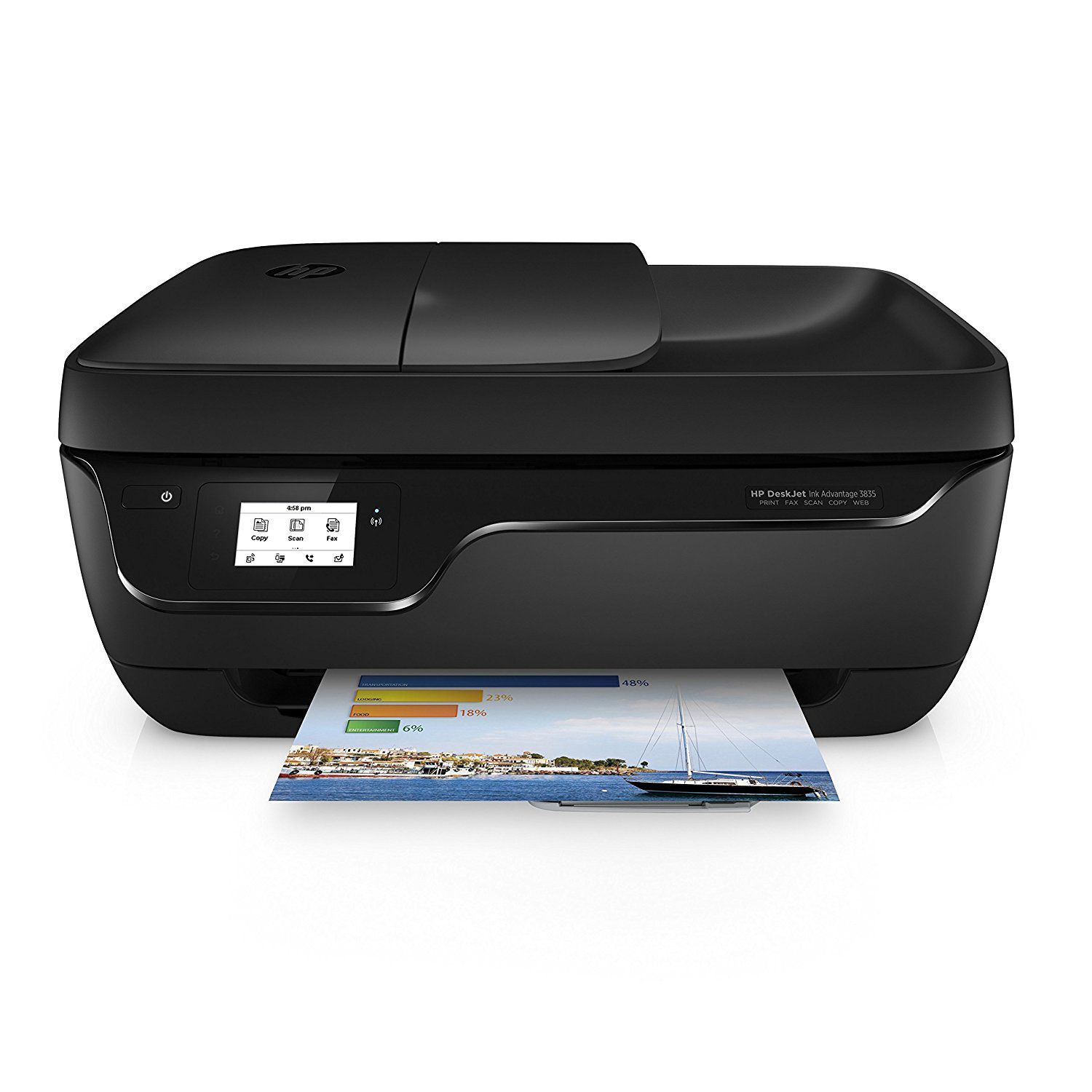 HP Deskjet Ink Advantage 3835 Multi Function Colored Inkjet Printer HP HP Deskjet Ink Advantage SDL 1 3da4f