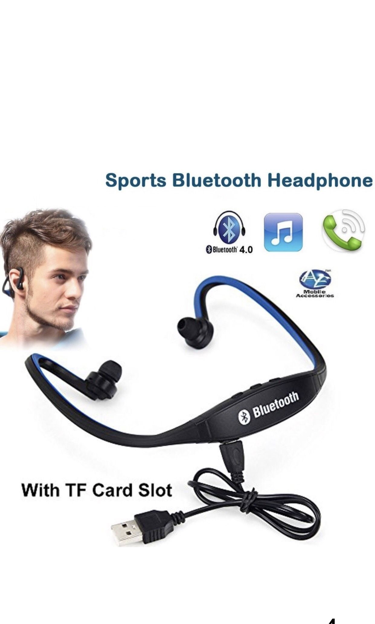 bagatelle sports stereo headphones bluetooth headset