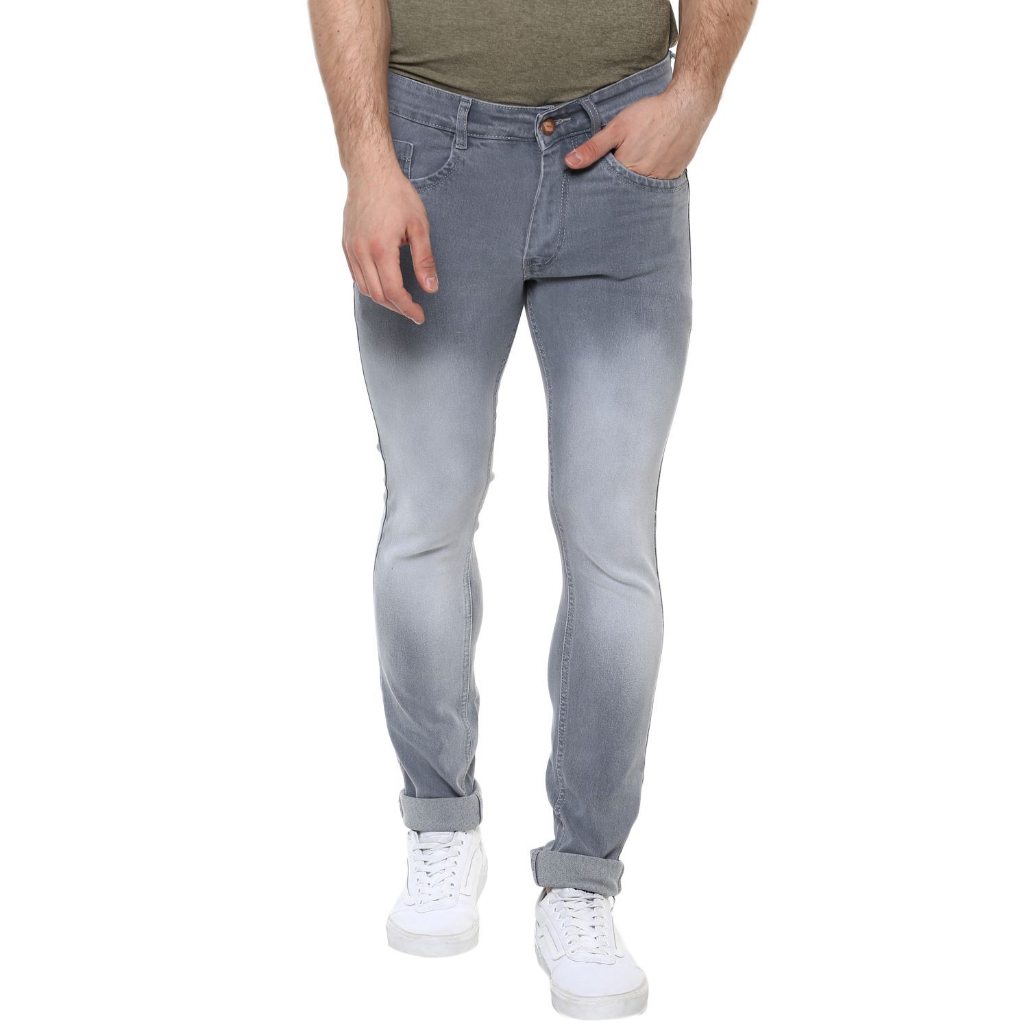 grey slim jeans