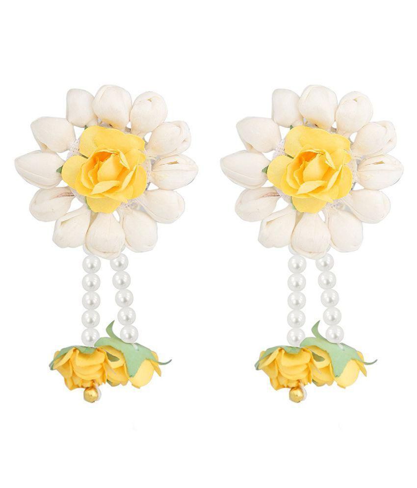 flower jewellery yellow