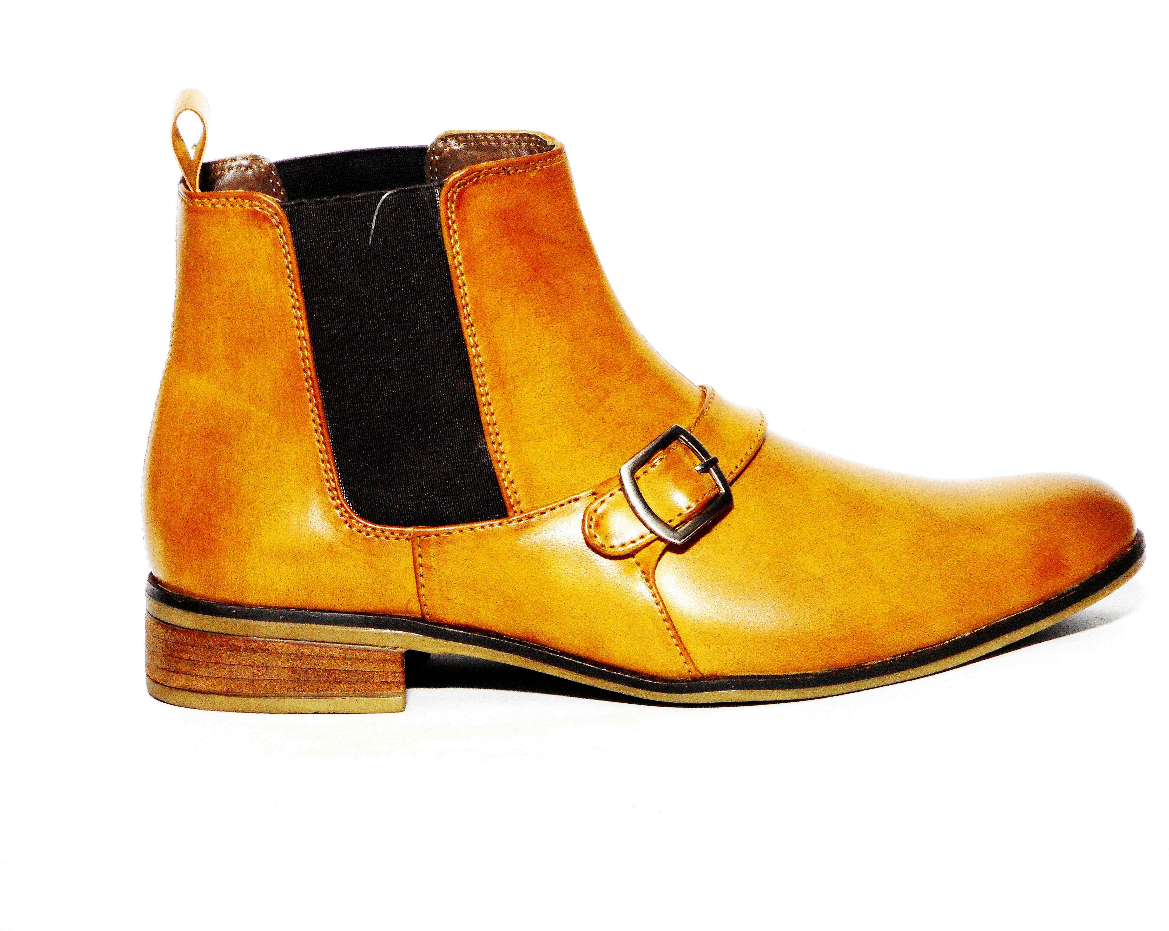tanned chelsea boots