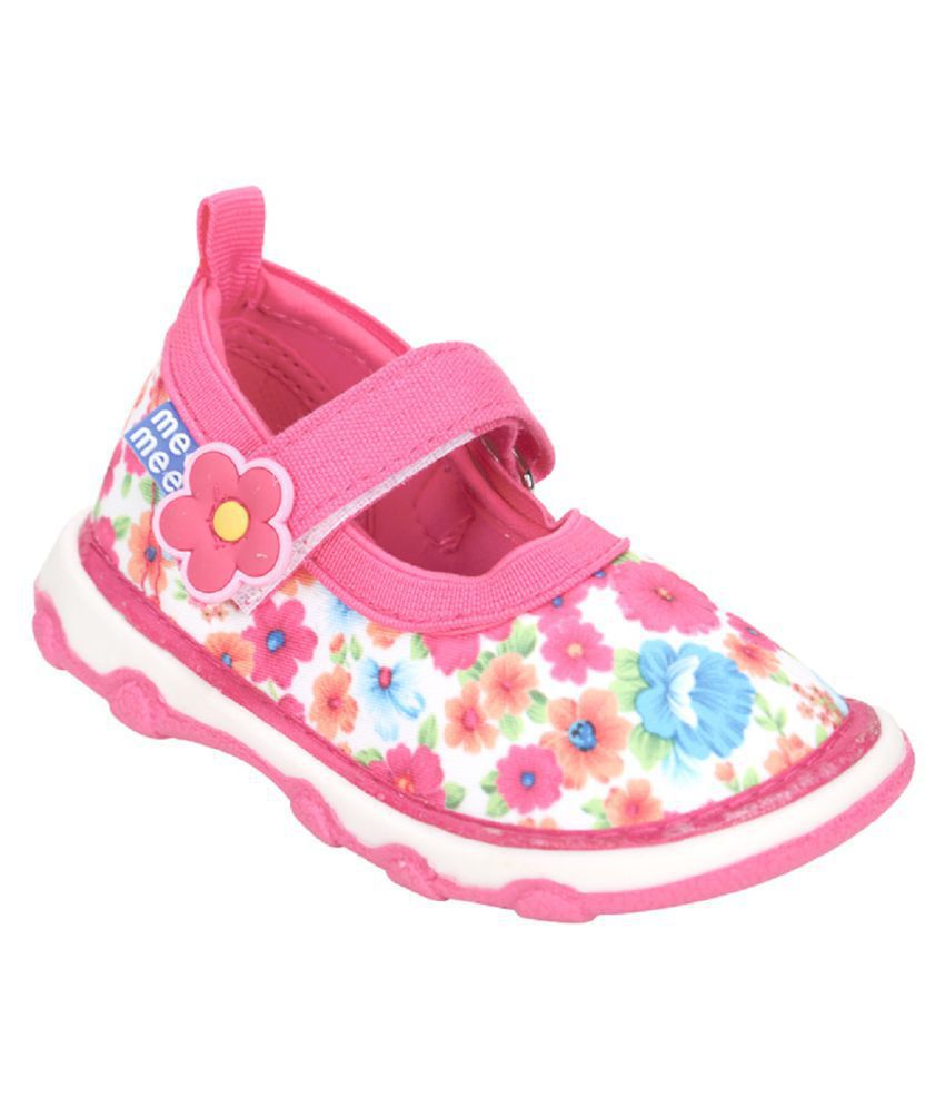 Mee Mee First Walk Baby Shoes with Chu Chu Sound (24 EU, Dark Pink ...