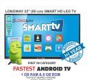 LONGWAY S7005 80 cm ( 32 ) Smart Full HD (FHD) LED Television With 1+1 Year Extended Warranty