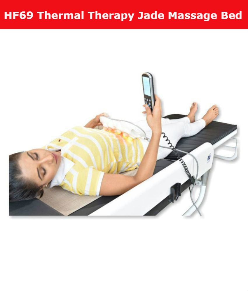 JSB HF69 Thermal Therapy Jade Massage Bed with Mechanical Incline, 9