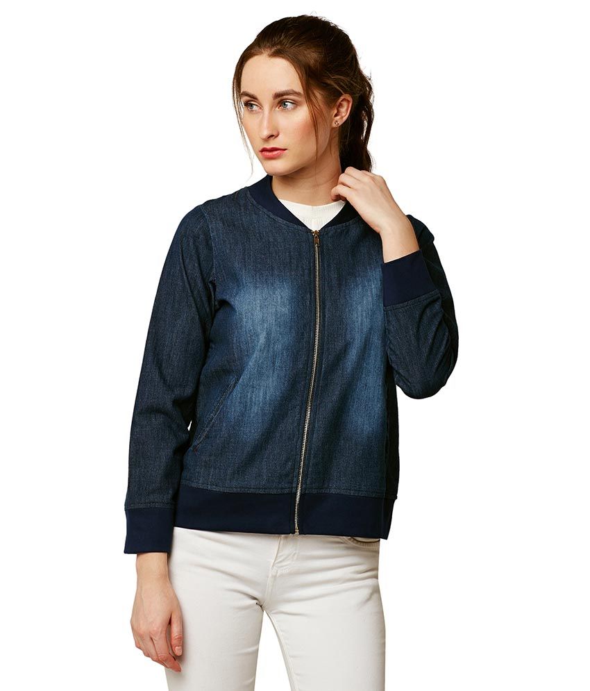     			Miss Chase Denim Navy Blouson