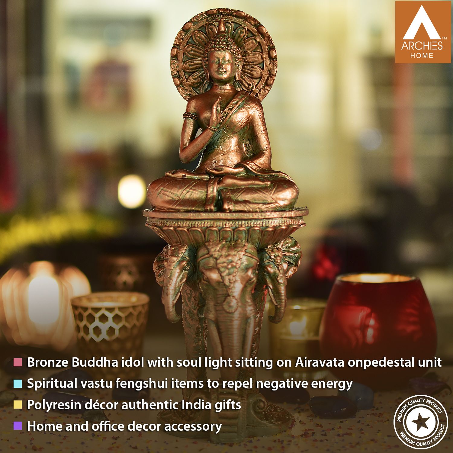 Archies Buddha Polyresin Idol Buy Archies Buddha Polyresin Idol at