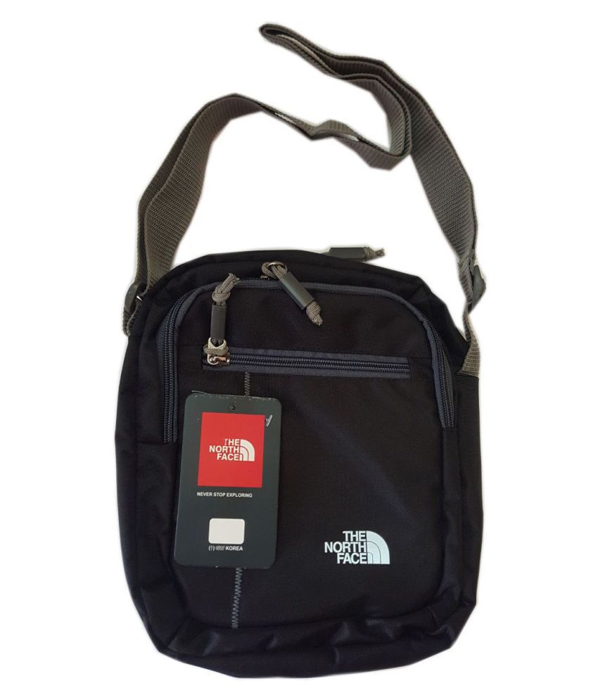 The North Face Black Canvas Casual Messenger Bag - Buy The North Face ...