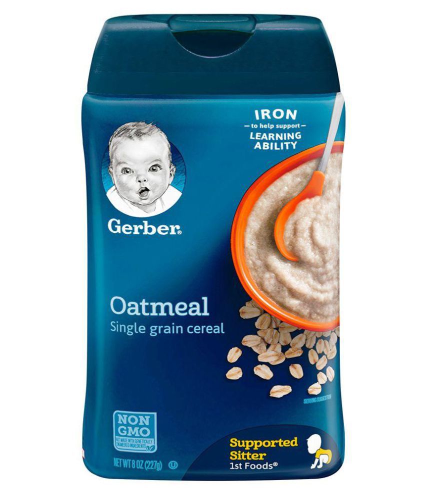 Gerber Oatmeal Single Grain Cereal Infant Cereal for Under 6 Months
