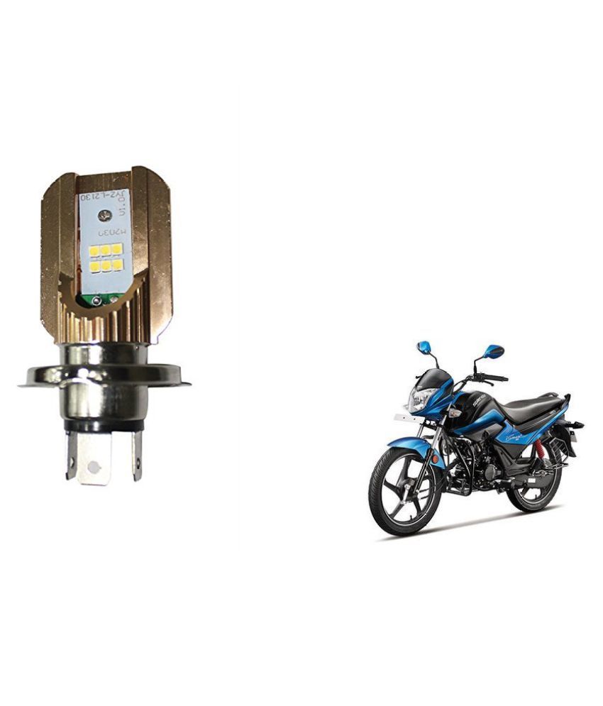 Speedwave Motorcycle Headlight Bulb H4 Motorcycle Front Lights With Cooling Fan Cob Motorbike