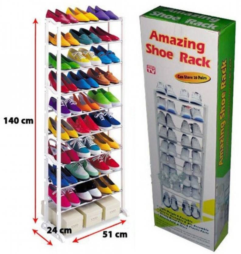 10 Layer Shoe Rack Carry Upto 30 Pairs White Buy 10 Layer Shoe Rack Carry Upto 30 Pairs White Online At Best Prices In India On Snapdeal