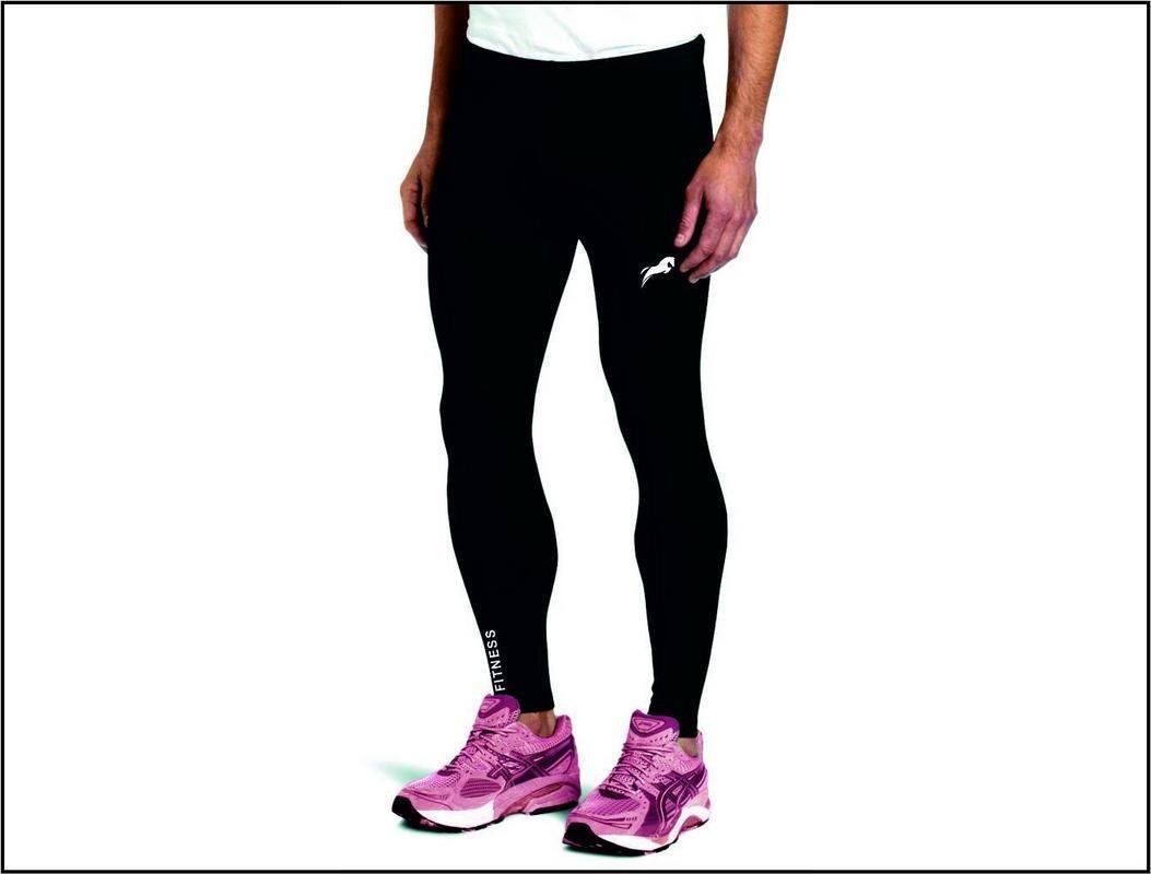     			Rider Full Length Compression Tights Multi Sports Exercise/Gym/Running/Yoga/Other Outdoor ineer wear for Sports - Skin Tight Fitting - Black Color