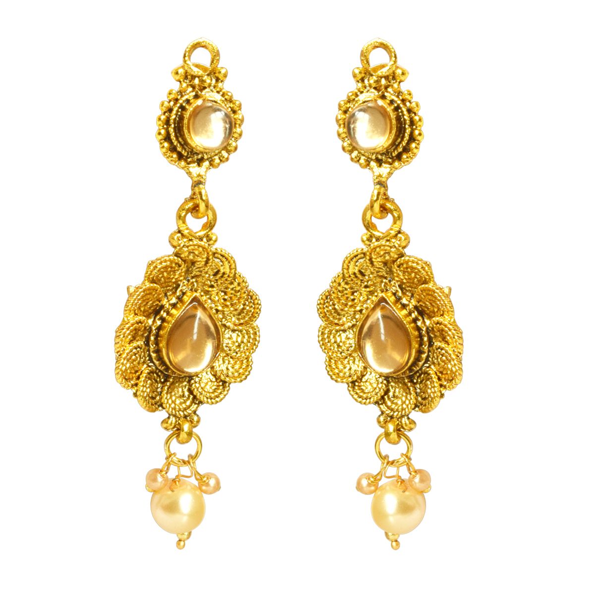 Suratdiamond Traditional Rajasthani Choker Style Gold Plated Designer