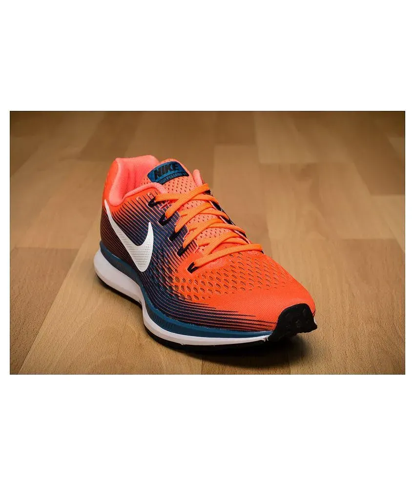 Nike Air Zoom 34 Orange Running Shoes Buy Nike Air Zoom 34